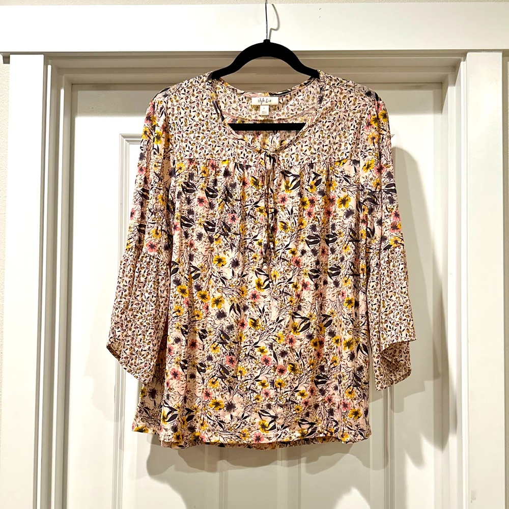 Style and Co Floral Tunic